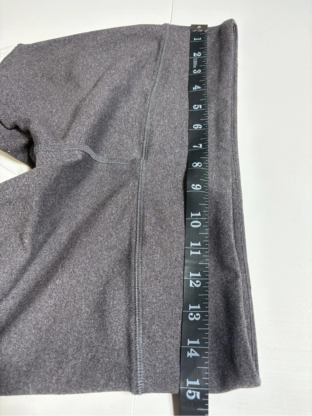 Alo Electra Capri in Stormy Heather & Natural